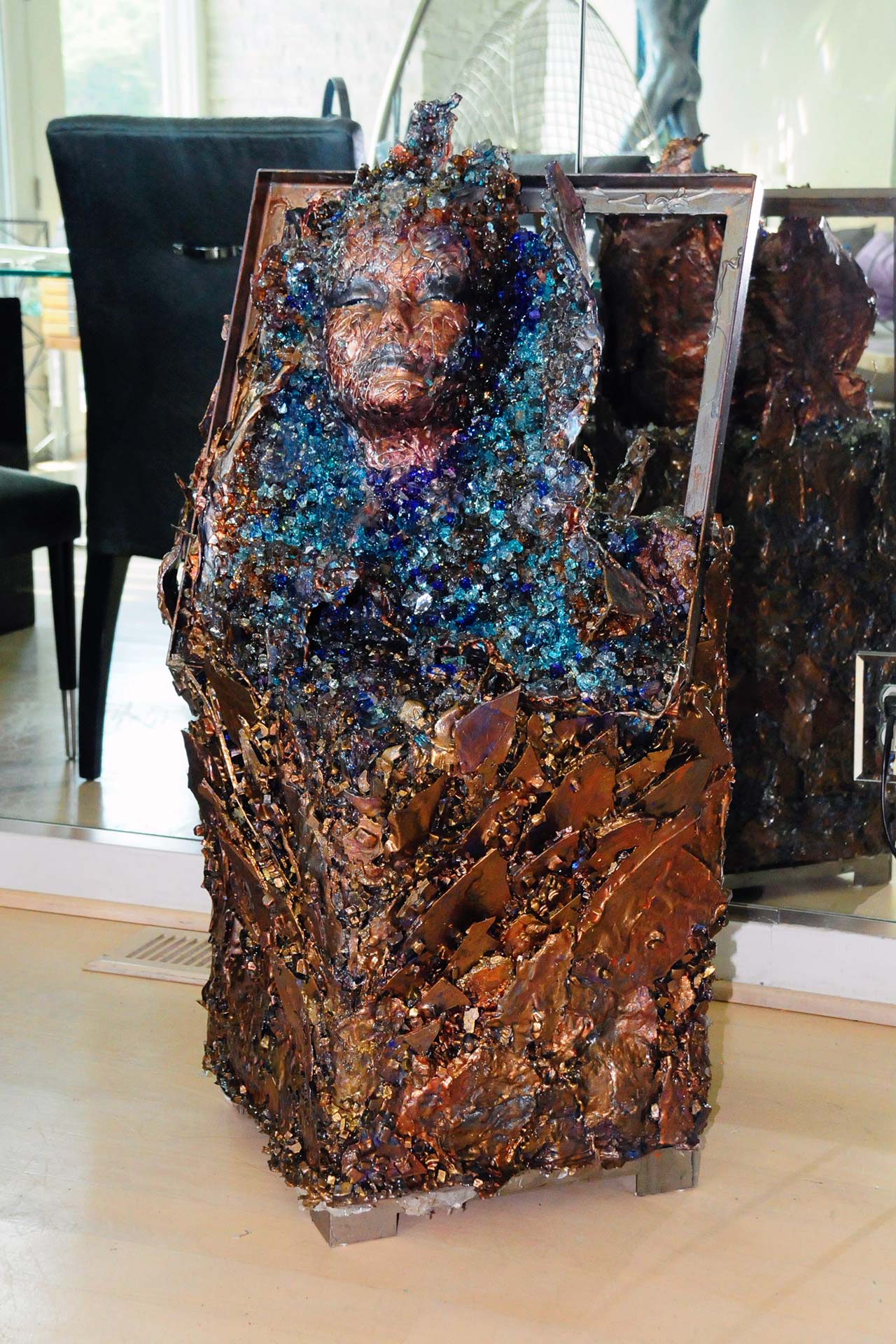 Copper Geode Girl