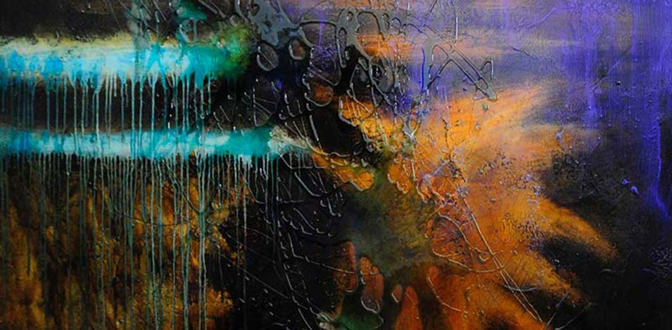 Painting with resin Painting with resin
